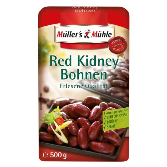 Red Kidney Bohnen 500g Müller's Mühle