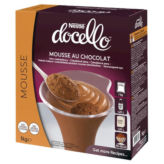 Mousse au Chocolat ODZ 1kg Nestle Docello