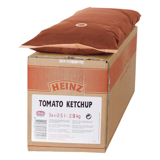 Tomatenketchup für Sauce-o-Mat Spender 3x2,5l Heinz