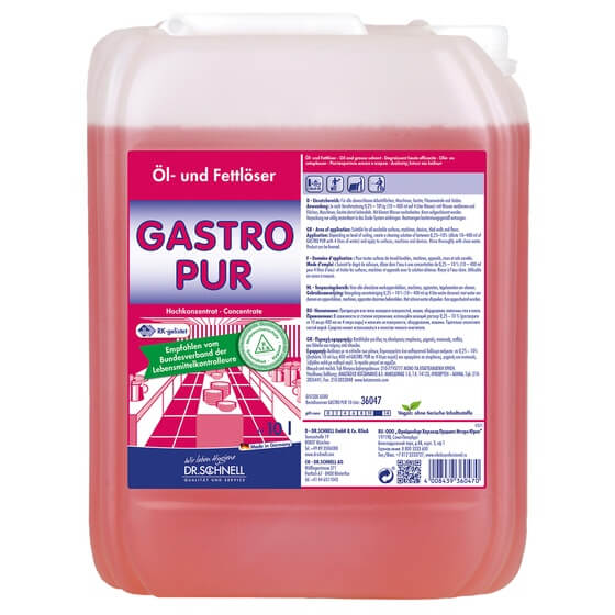 Gastro Pur Öl-Fettlöser 10L Dr.Schnell Purax