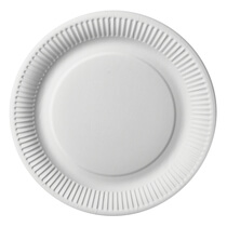 Pappteller "pure" rund weiß extrastark 26cm 50ST Papstar
