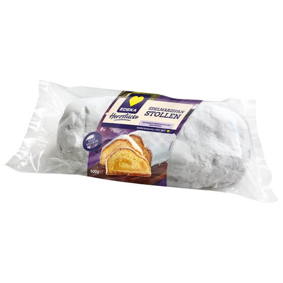 Marzipanstollen ohne Rosinen 500g Edeka