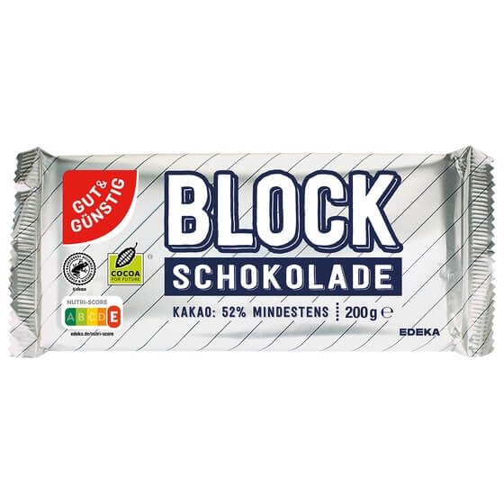 Blockschokolade 200g Gut&Günstig