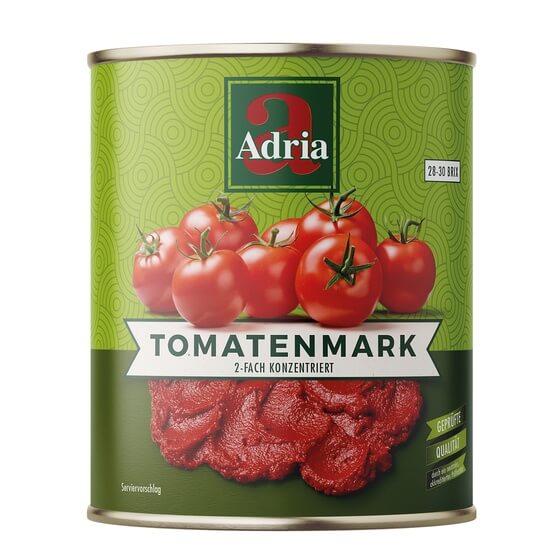 Tomatenmark 2-fach konzentriert 830g Adria