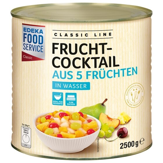 Fruchtcocktail 5-Frucht Wasser/Dunst 2,5kg EFS
