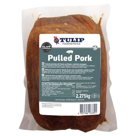 Pulled Pork mariniert gegart 2x2,275kg Tulip