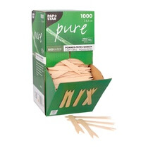 Pommesgabel Holz 1000 Stück Papstar