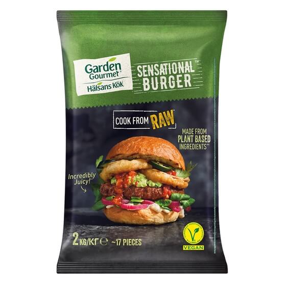 Sensational Burger vegan 17x113g 2kg Garden Gourmet