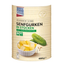 Senfgurken mit Süßungsmittel 4kg/2,45kg EFS
