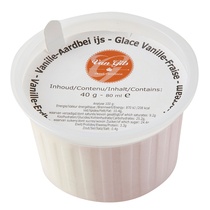Mini Vanille-Erdbeer Eisbecher 36x80ml Van Gils