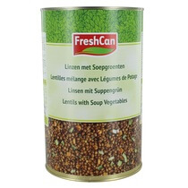 Linsen mit Suppengemüse 4kg/2,65kg Freshcan