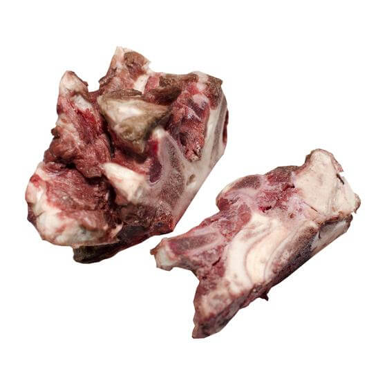 Fleischknochen Rind gefroren getaut