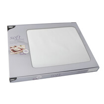Tischsets soft selection plus weiß 30x40cm 100St. PS