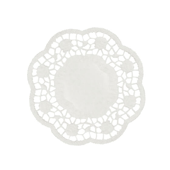 Teller- und Tassendeckchen weiß rund 10cm 1000St PapStar