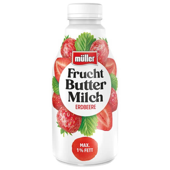 Frucht Buttermilch Multi/Erdbeer/Pfirsich-Ma 500g DPG Müller
