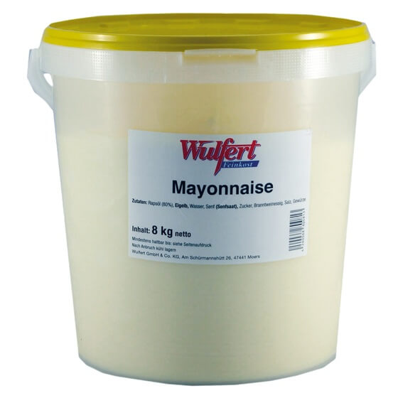 Mayonnaise 80% 8kg Wulfert