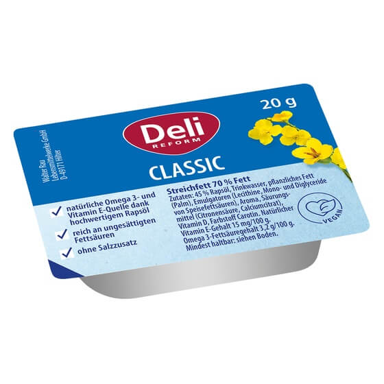 Deli Reform Margarine Original 120x20g 70% Fettgehalt