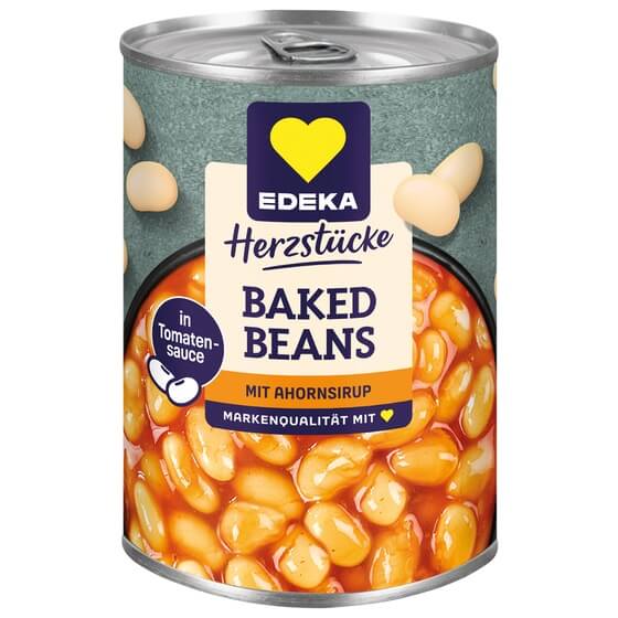 Baked Beans mit Ahornsirup in Tomatens 400g Edeka Herzstücke