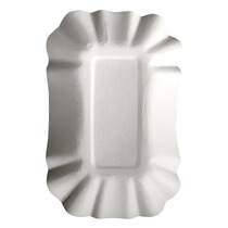Schalen Pappe "pure" eckig weiss 9x14x3cm 250St PapStar