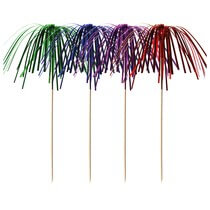 Feuerwerk Deko Picker Holz 100St PapStar