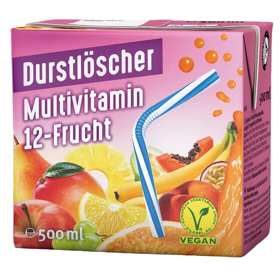 Fruchtsaftgetränk Multivitamin 12x0,5l Durstlöscher
