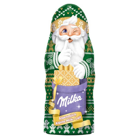 Weihnachtsmann Alpenmilch Design Edition 45g Milka