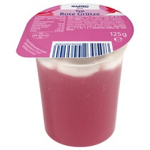 Rote Grütze mit Sahne 24x125g Gastro