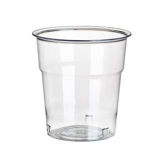 Trinkbecher glasklar 0,1l 6x6,7cm 50St PapStar