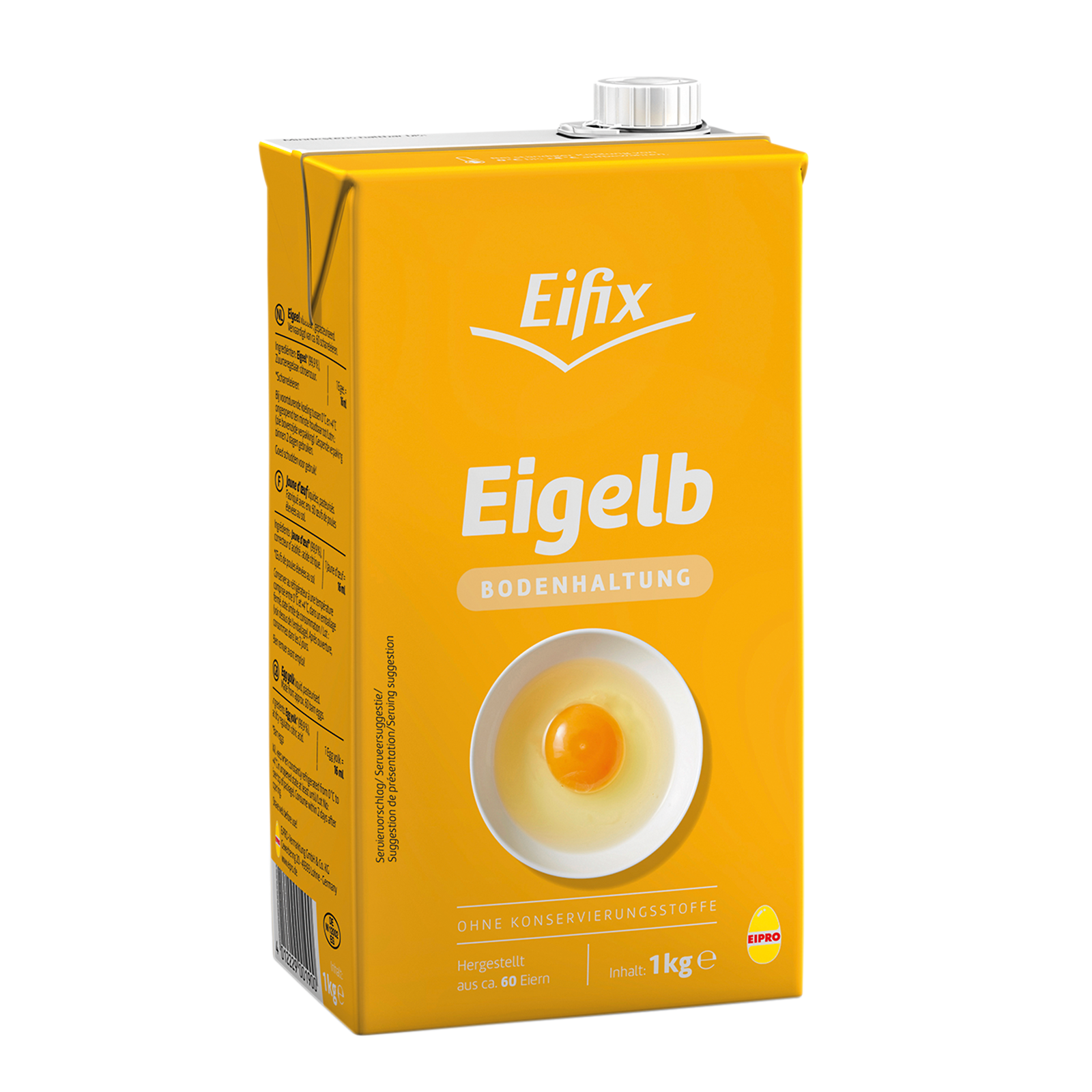 Eifix Eigelb flüssig Bodenhaltung 1Kg Eipro