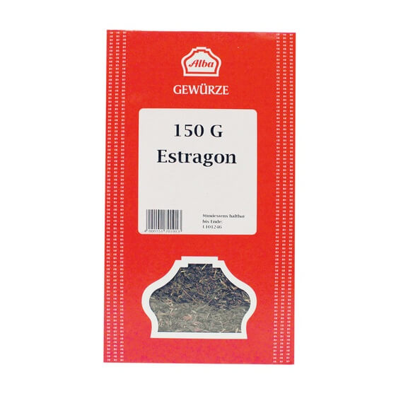 Estragon Blätter 150g Packung Alba