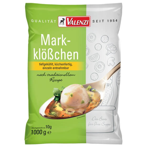 Markklößchen 10g/Stk. IQF TK 1Kg Valenzi