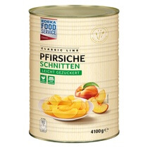Pfirsiche geschnitten gezuckert 4,1/2,4 kg EFS