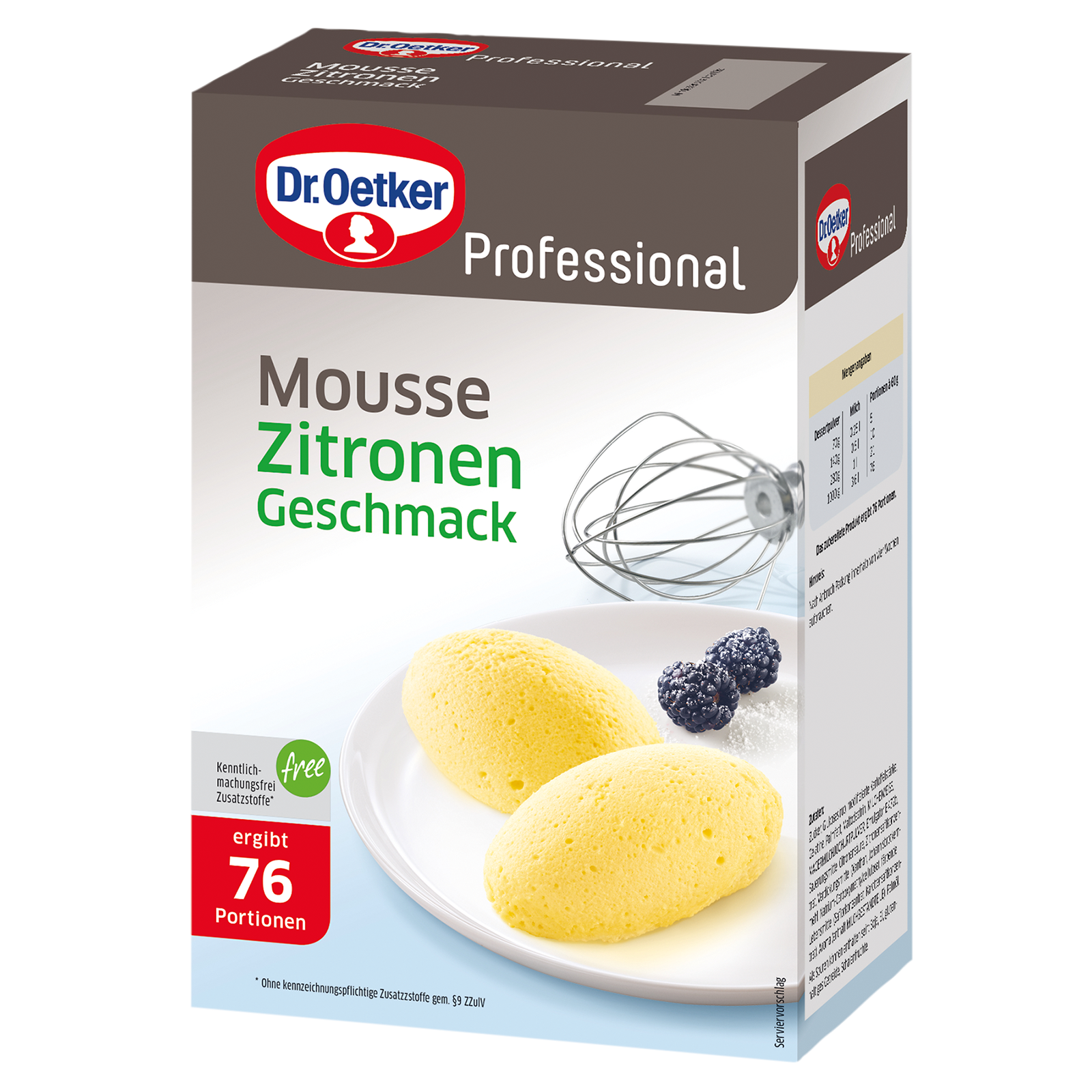 Mousse Zitrone ODZ 1kg Dr.Oetker