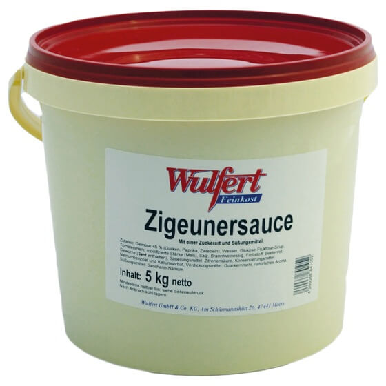 Zigeunersauce 5kg Wulfert | Stroetmann24 | B2B Großverbraucher ...