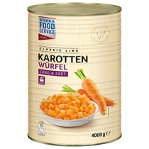 Karotten gewürfelt 4kg/2,65kg EFS