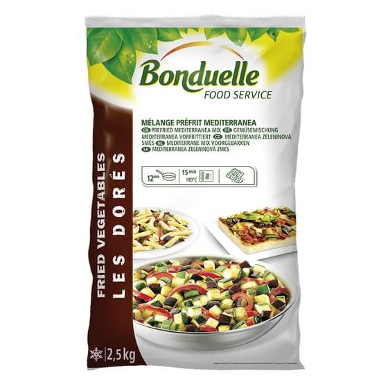 Gemüsemischung Mediterran gegart TK 2,5Kg Bonduelle