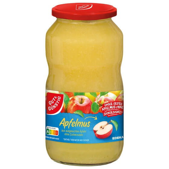 Apfelmus ohne Zucker 710g G&G