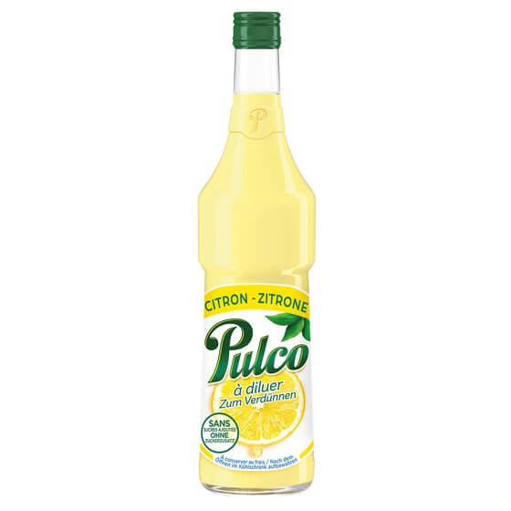Zitronenkonzentrat 0,7l Glas Pfandfrei Pulco