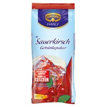 Sauerkirsch Getränkepulver 1kg Ergiebigkeit 12L Krüger