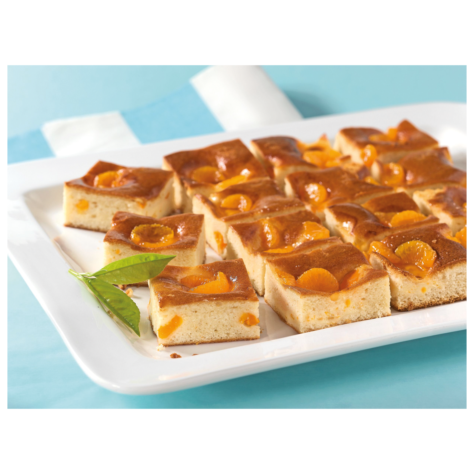 Mandarinen-Quark-Kuchen geschn TK 24St 1,7kg Oetker