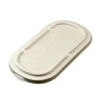 Bagassedeckel Braun 800ml 500St kompostierbar