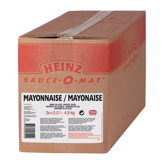 Mayonnaise Dispenserware für Sauce-O-Mat 3x5l Heinz