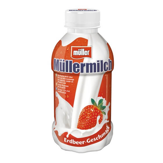 Müller Milch Erdbeere 1,5% 400ml