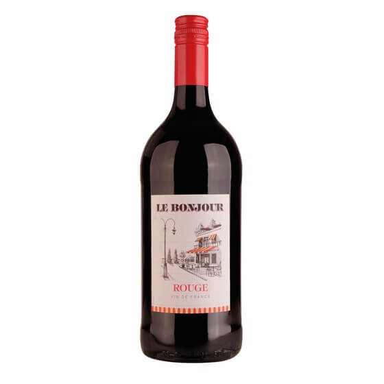 Vin de Pays Landwein Rouge rot trocken Frankreich 12%Vol 1l