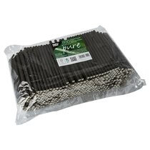 Cocktail Trinkhalme schwarz 7mmx15cm 500ST Papstar