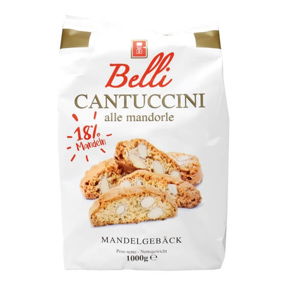 Cantuccini italienisches Mandelgebäck 1kg Belli