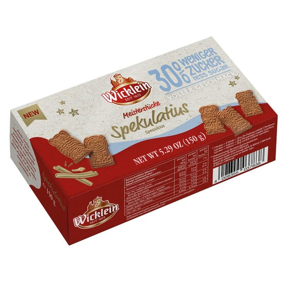 Spekulatius weniger Zucker 150g Wicklein Meisterstücke