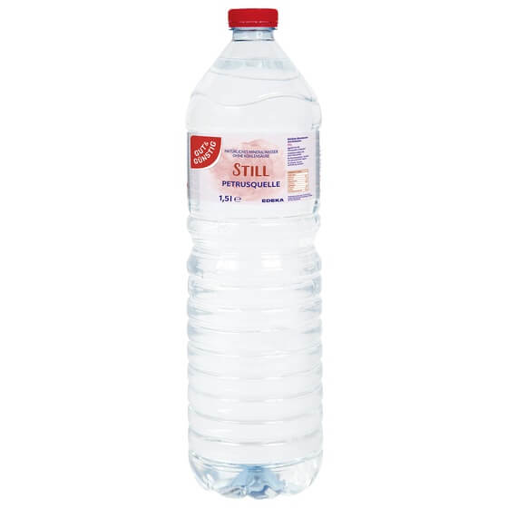 Mineralwasser still EW 6x1,5l PET Pfand Gut & Günstig
