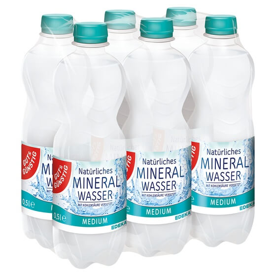 Mineralwasser medium EW6x0.5l G&G