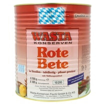 Rote Bete Streifen mit Süßungsmittel 9,7kg/6,1kg Wasta